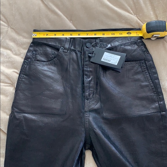 Saint Laurent  High Waisted Shiny Effect Jeans - Picture 13 of 16